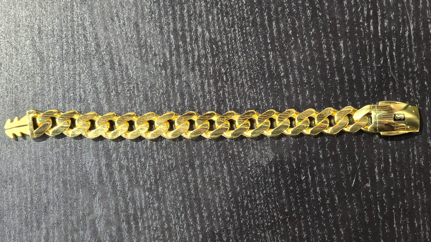 22KT Gold Monaco Bracelet Classic 35.76g