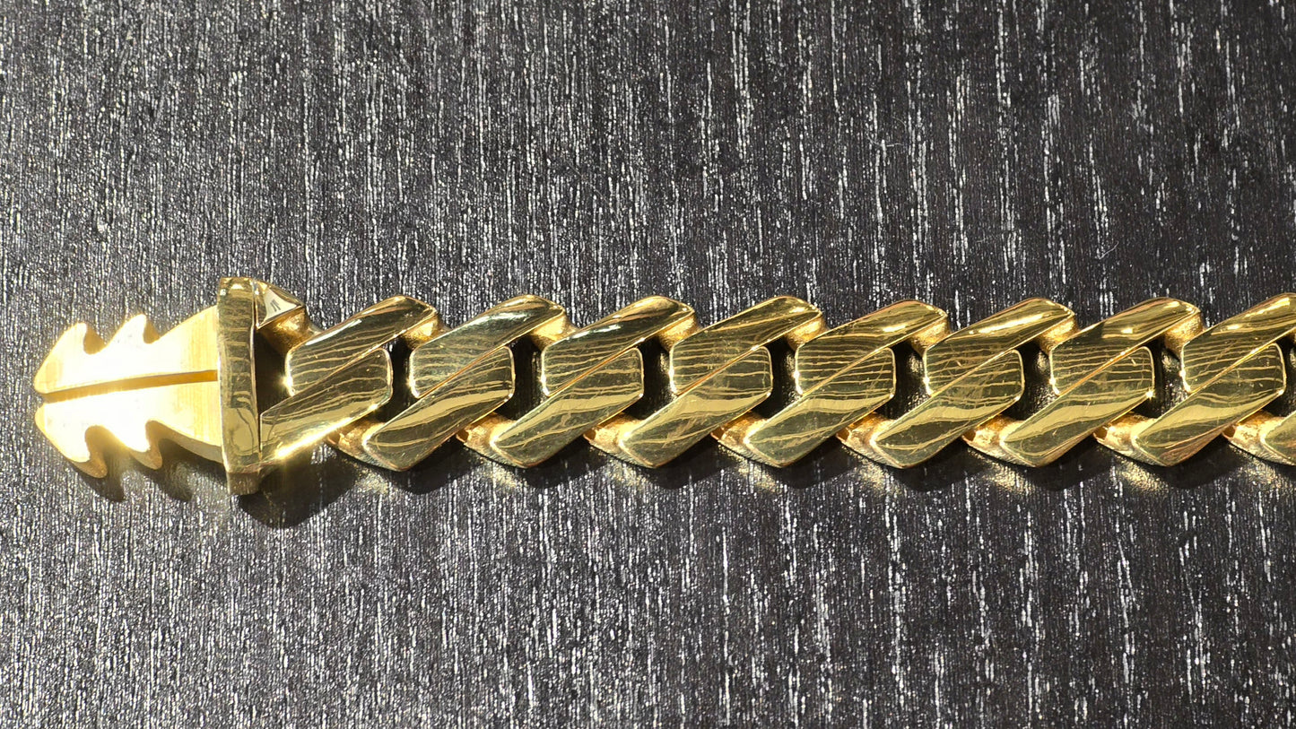 22KT Gold Monaco Bracelet Edge
