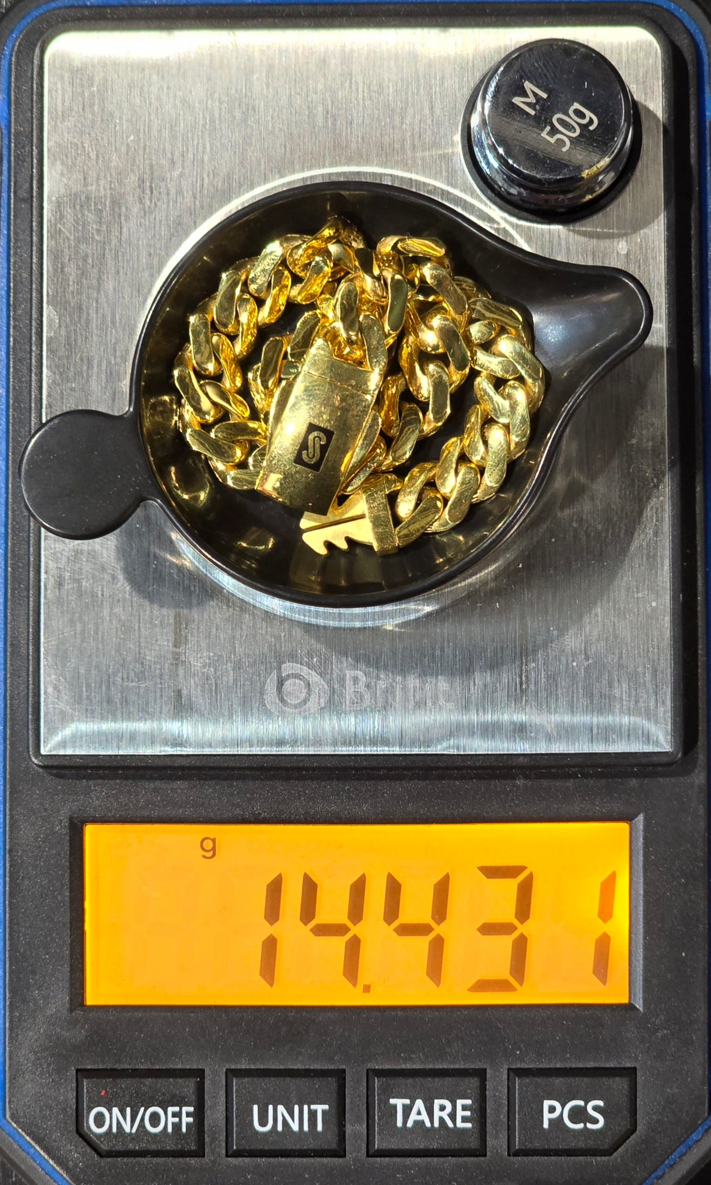 22KT Gold Monaco Bracelet Classic 14.431g