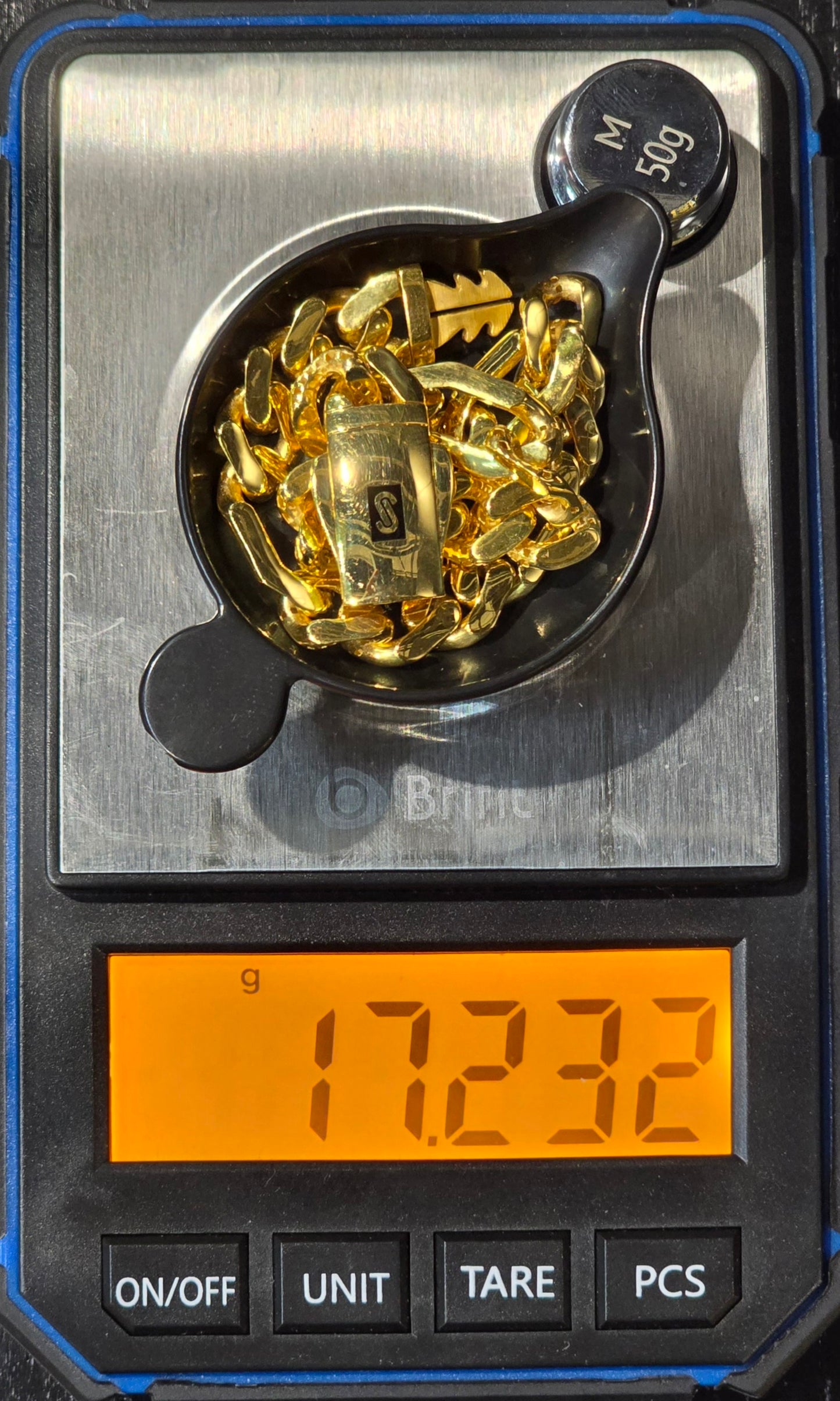 22KT Gold Monaco Bracelet Figaro