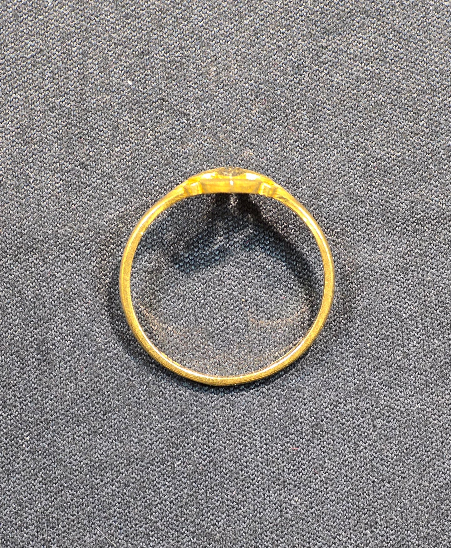 22KT Gold Cross Compass Design Ring