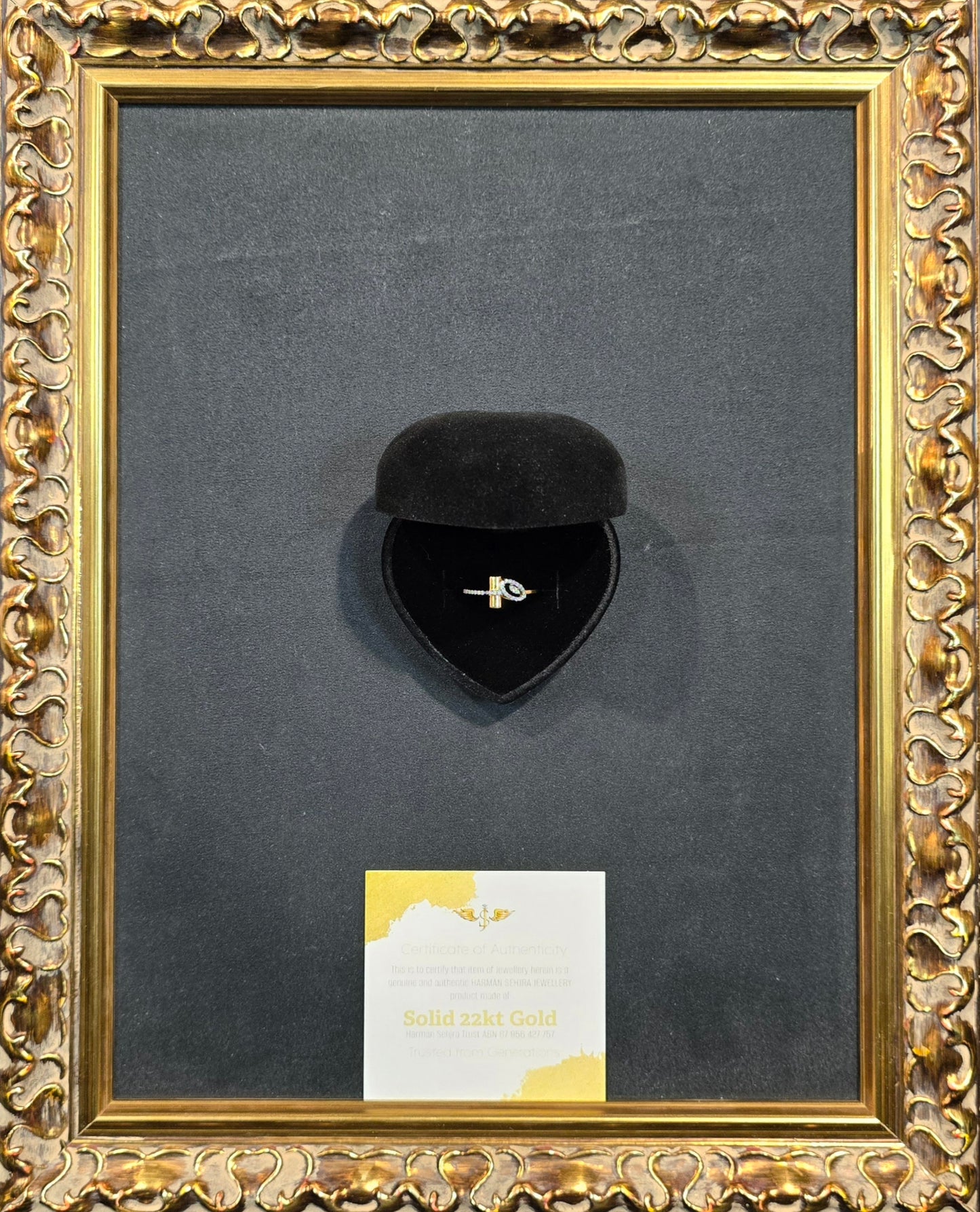 22KT Gold Ring with Stones