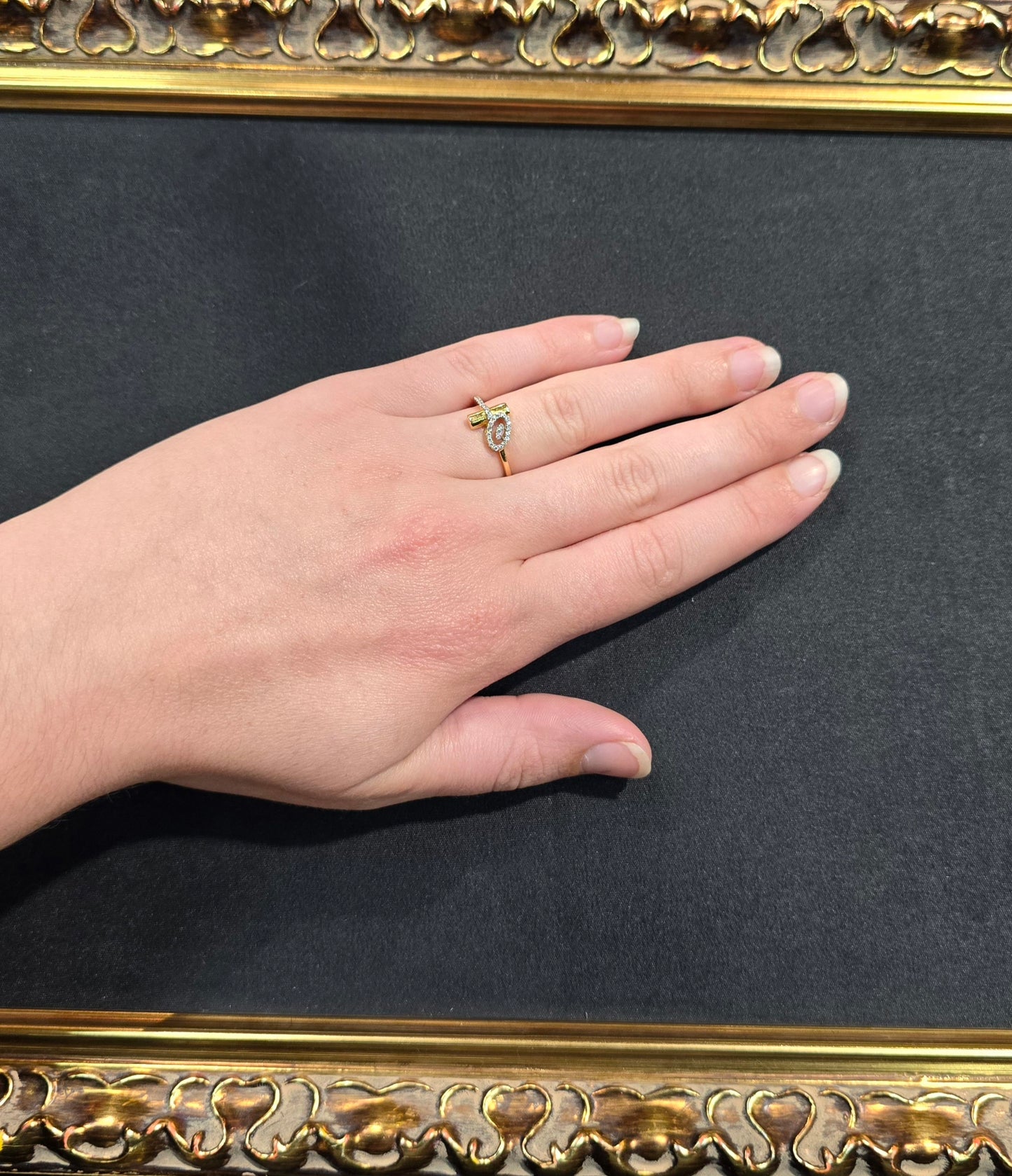 22KT Gold Ring with Stones