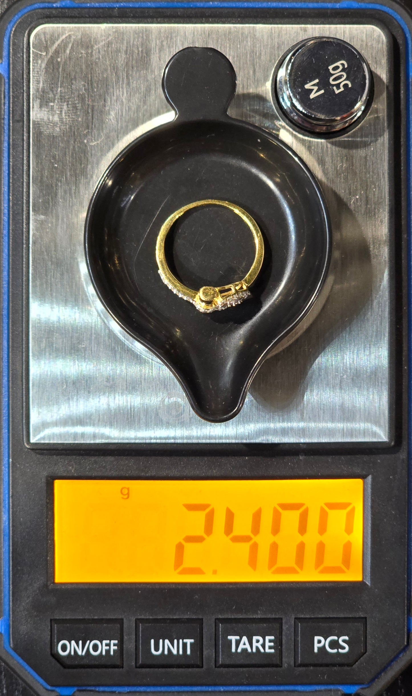 22KT Gold Ring with Stones