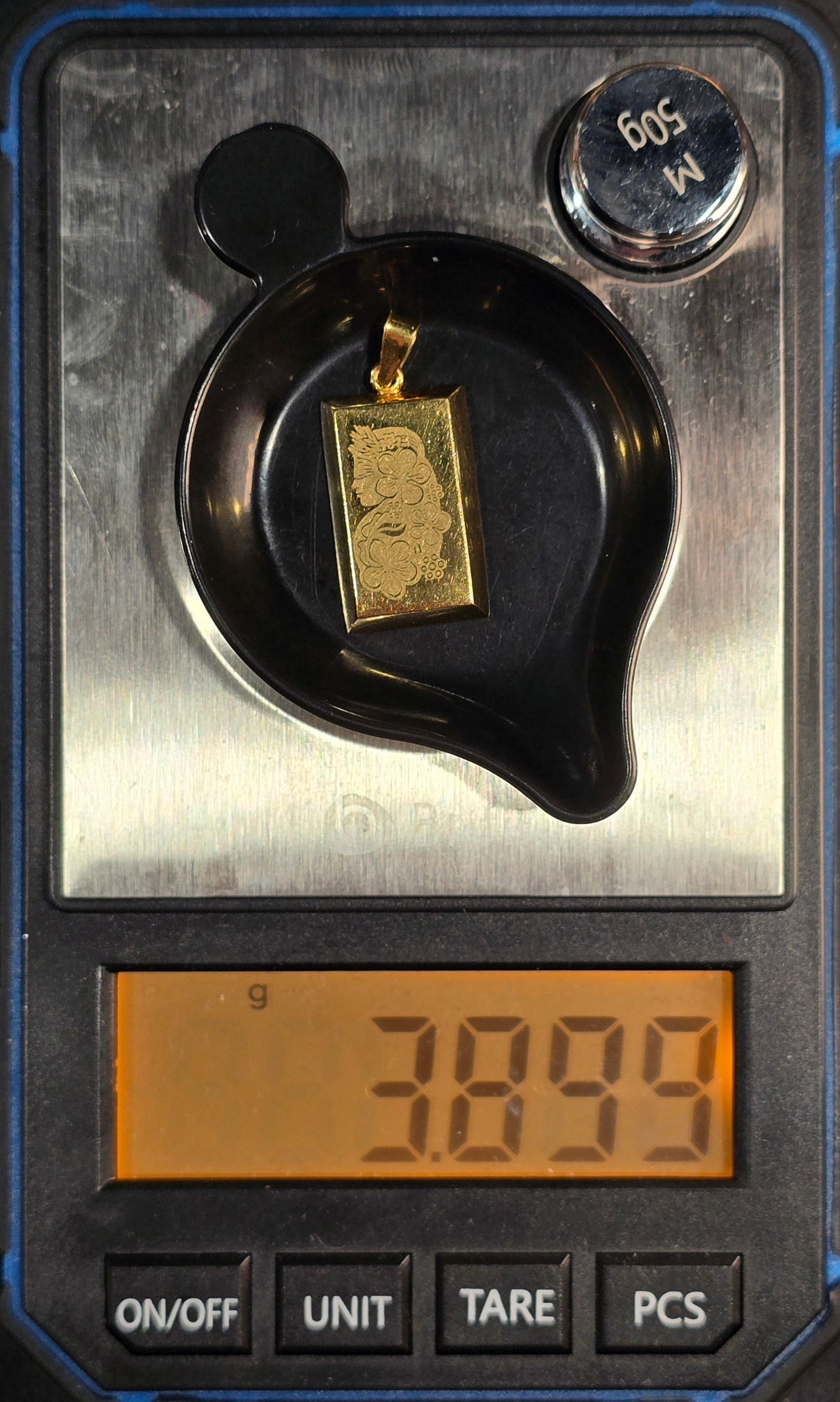 22KT Gold Bar Pendants