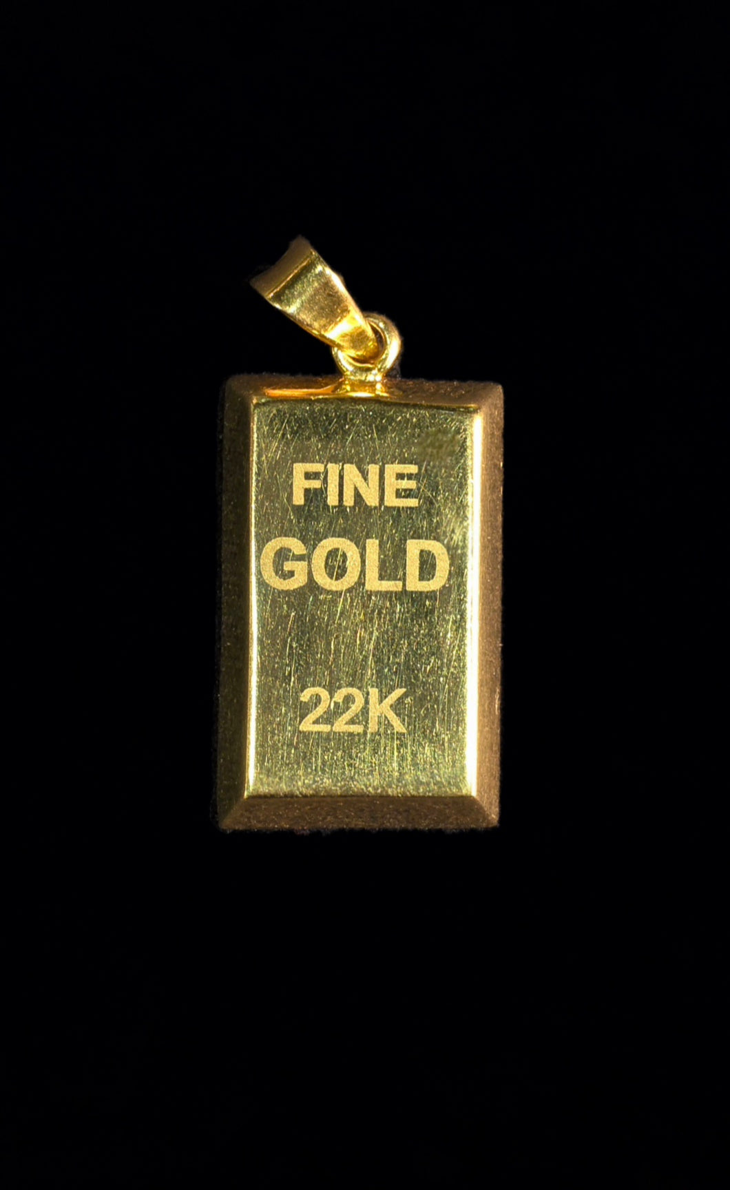 22KT Gold Bar Pendants