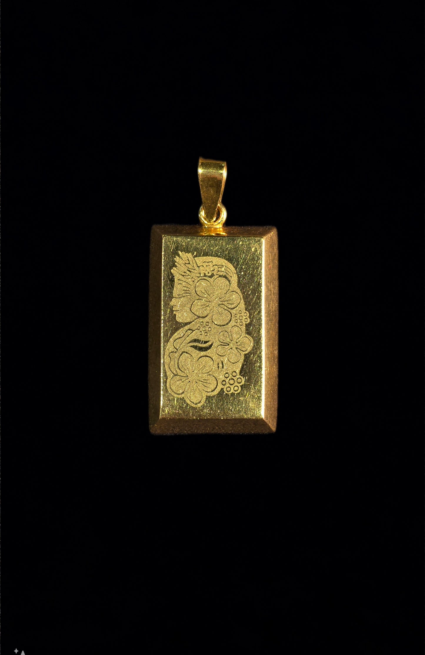 22KT Gold Bar Pendants