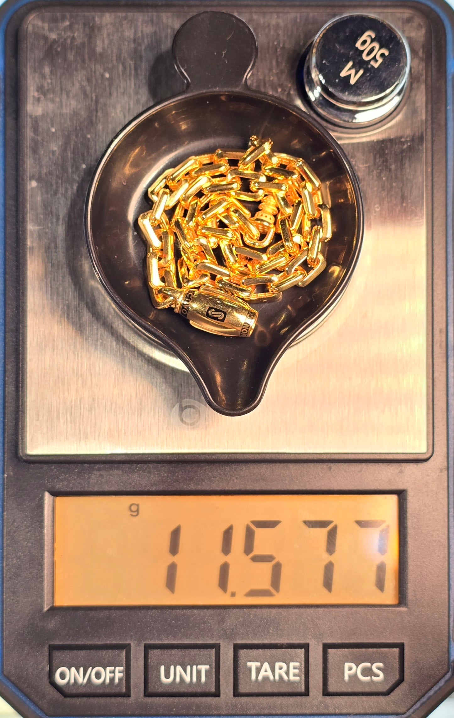 22KT Gold Monaco Bracelet Convo 11.577g