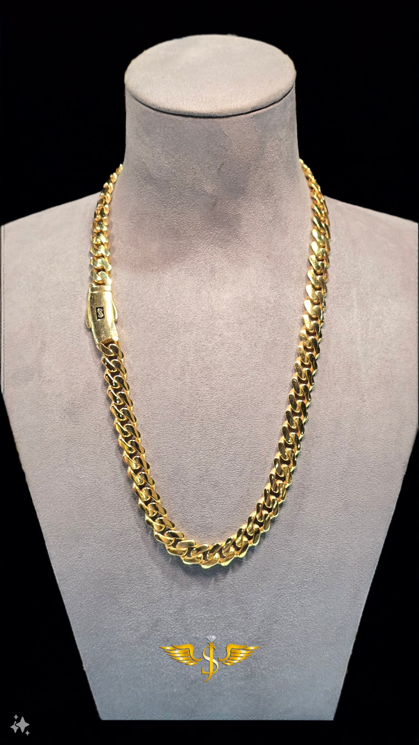 22KT Gold Monaco Chain Classic
