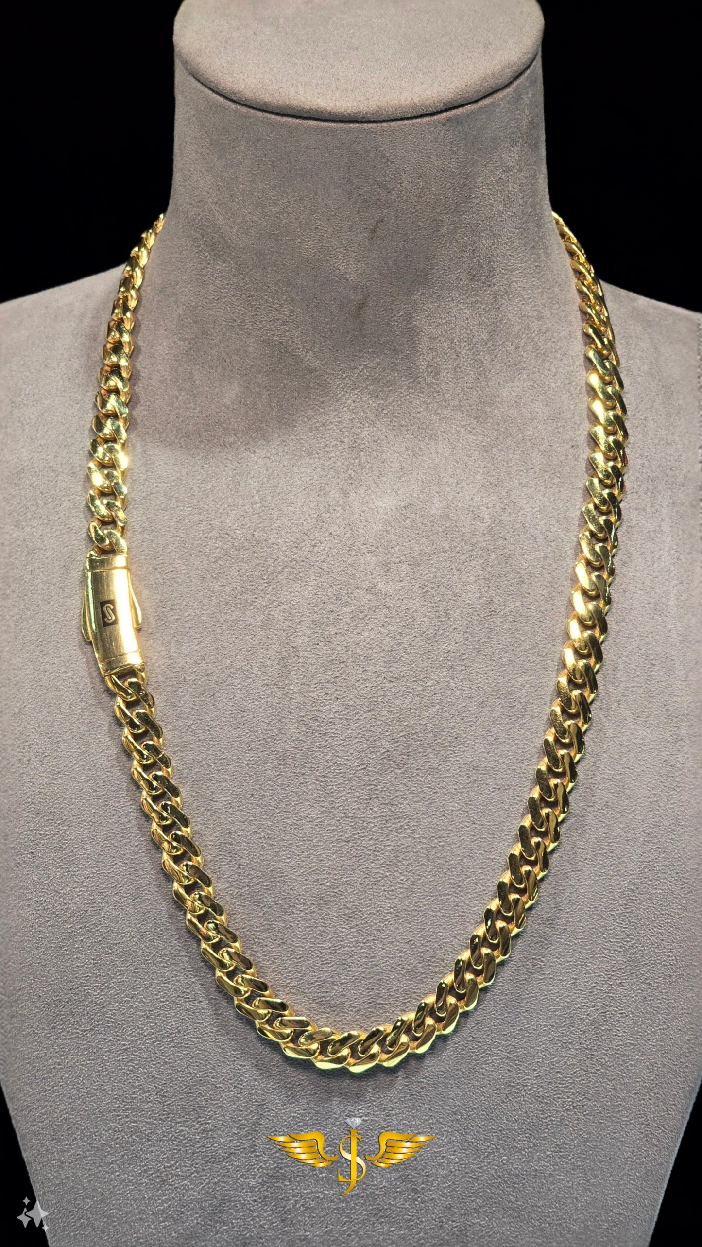 22KT Gold Monaco Chain Classic