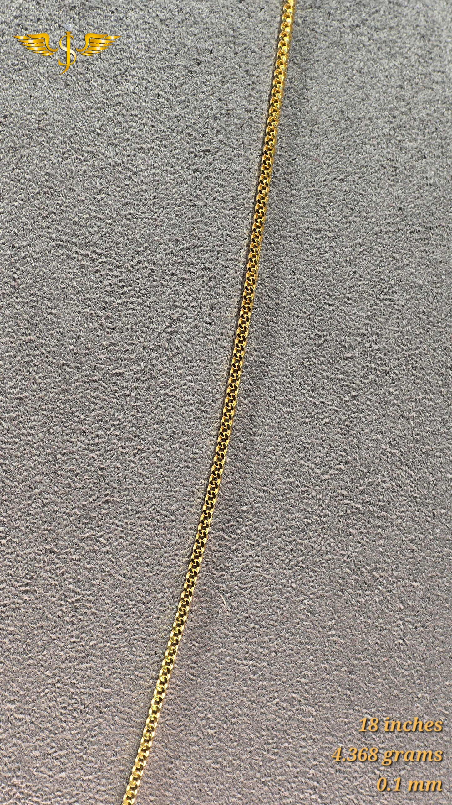 22KT Gold Dragon Chain