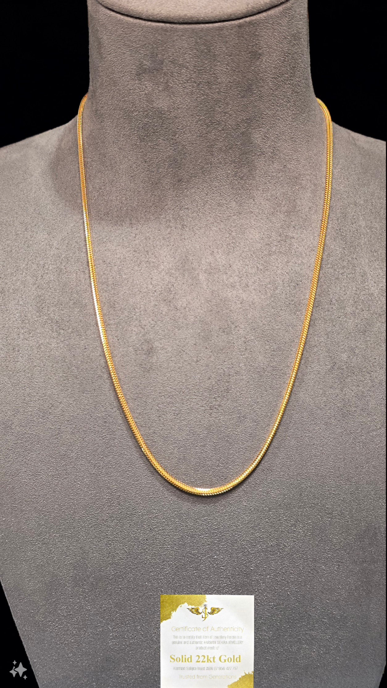 22KT Gold Dragon Chain