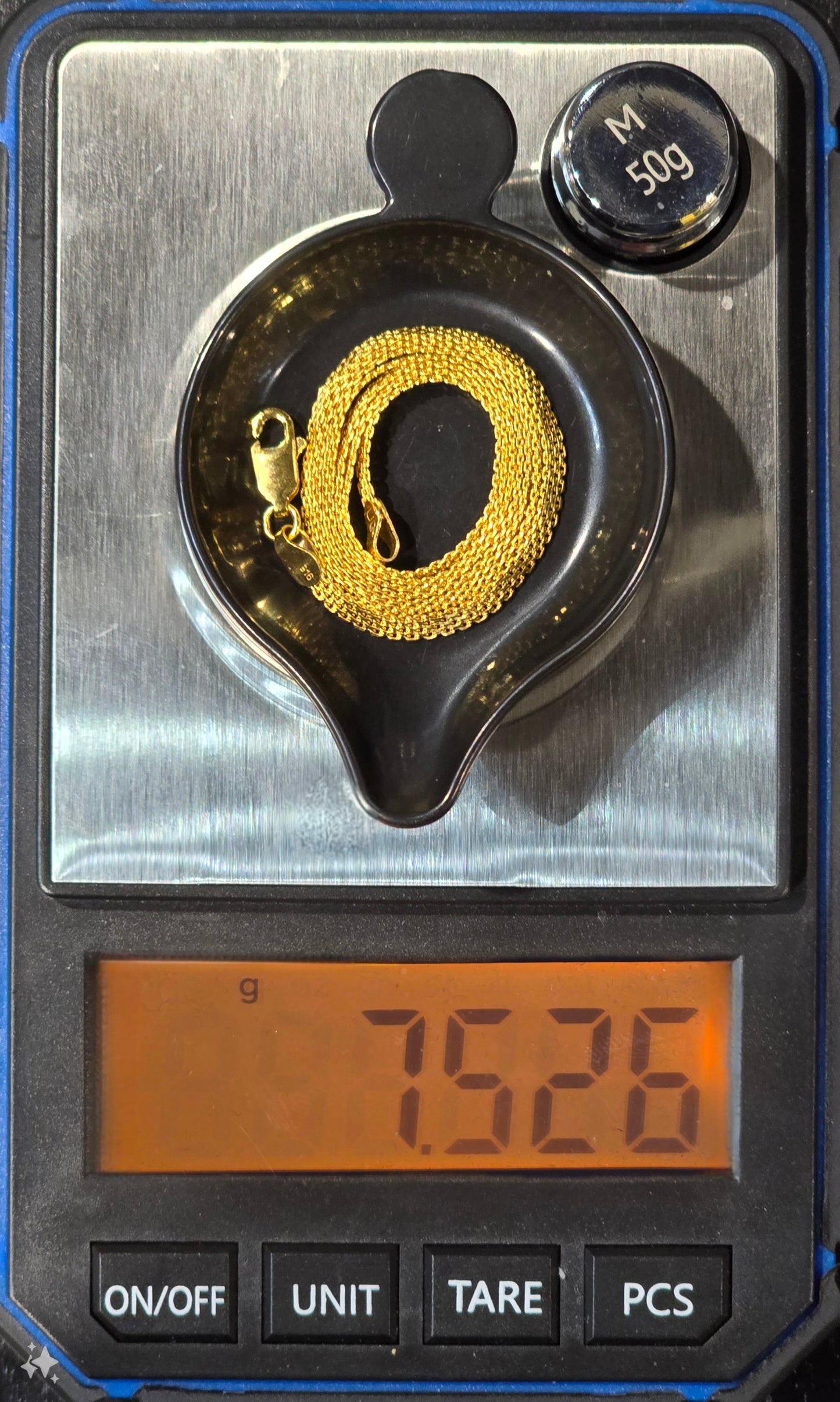 22KT Gold Bismark Chain 0.3mm