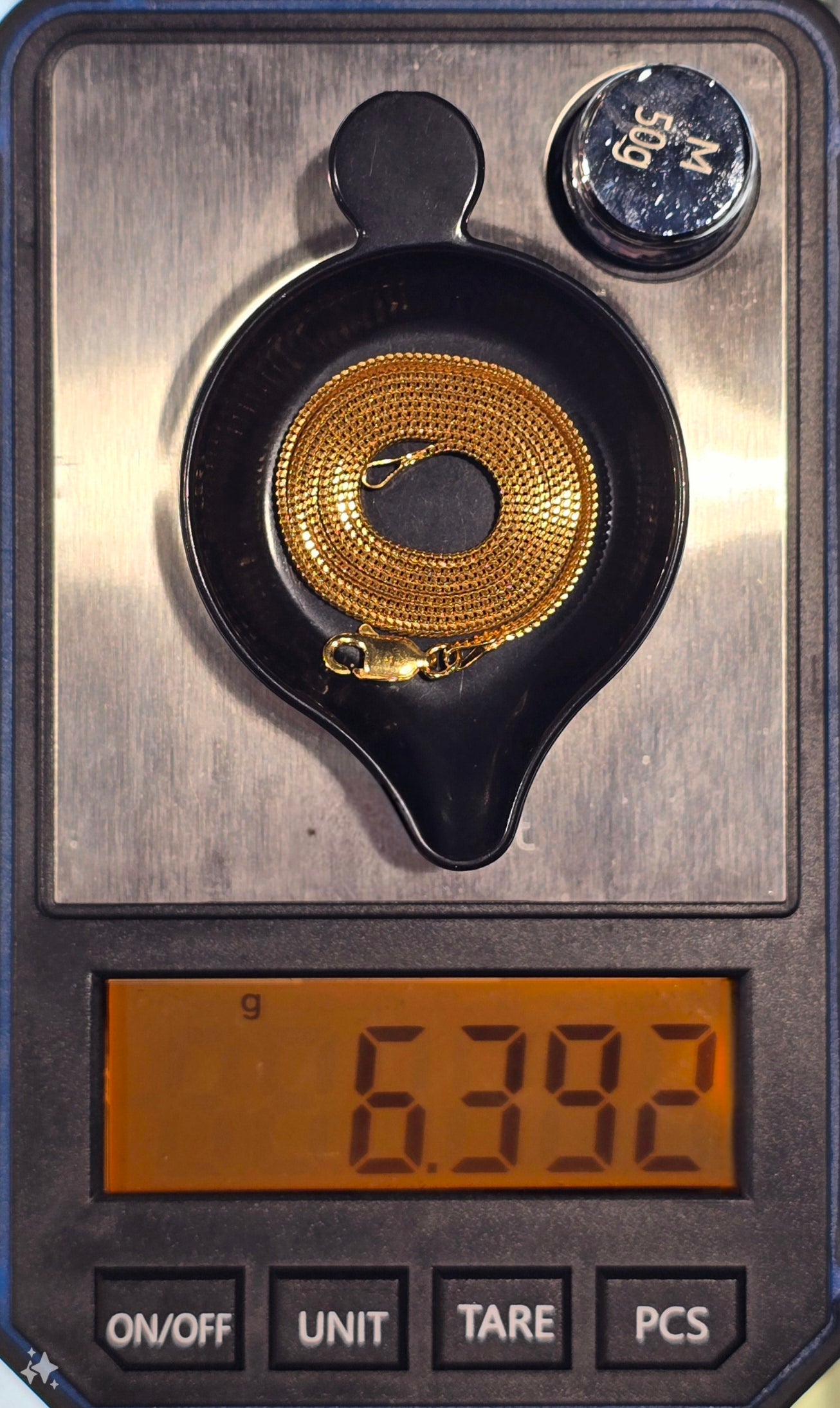 22KT Gold Flat Dragon Chain