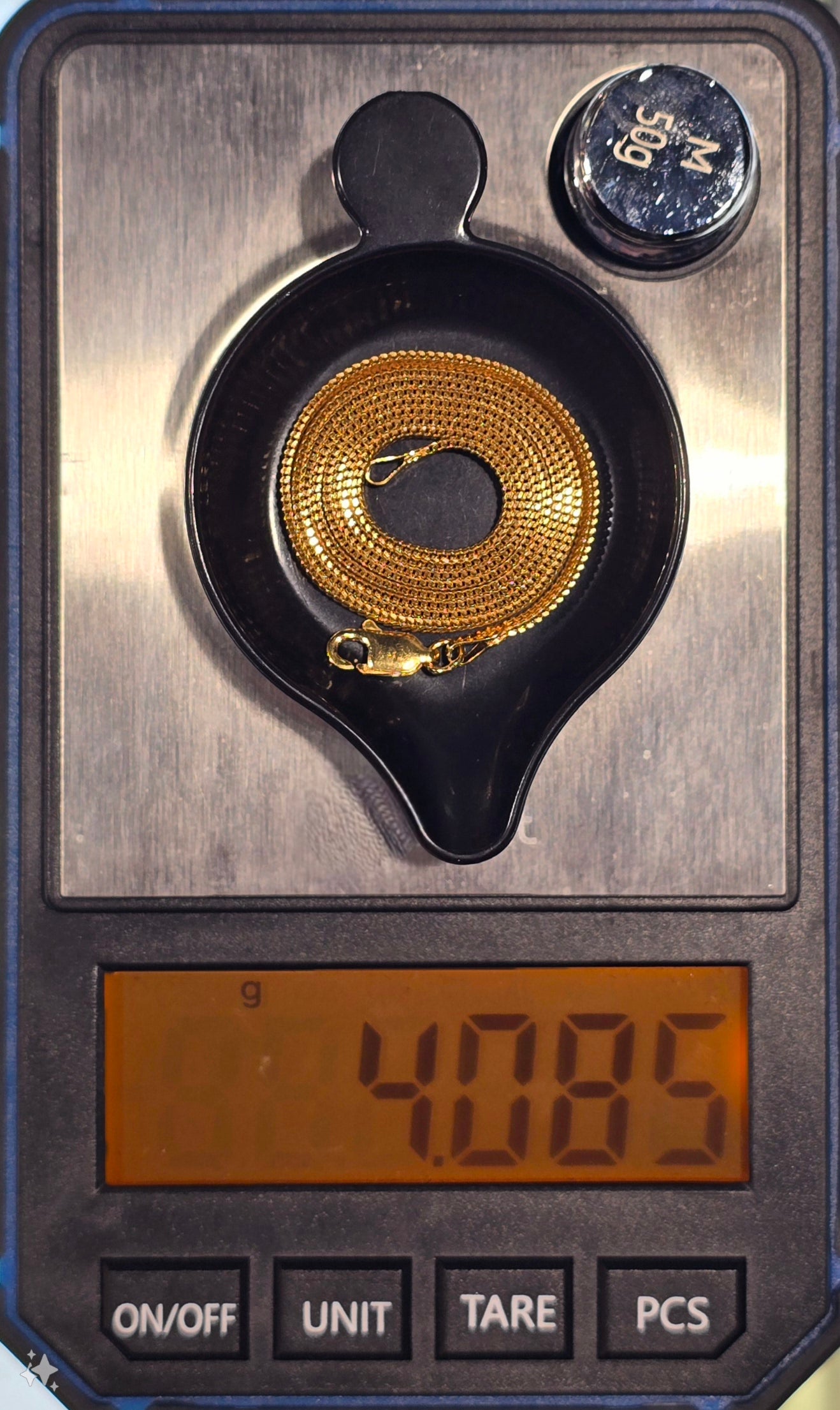 22KT Gold Flat Dragon Chain