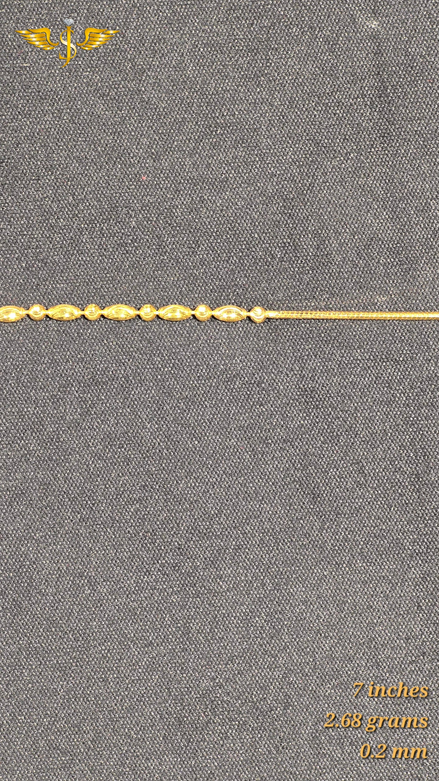 22KT Gold Designed Bracelet