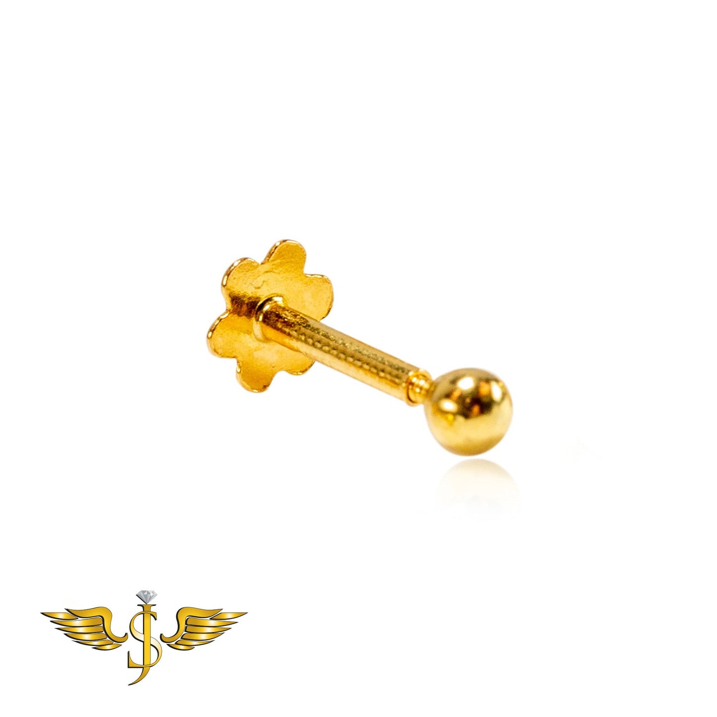 Nose Stud - Gold Ball 2.5mm