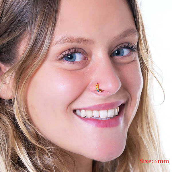 Nose Ring – Prong setting