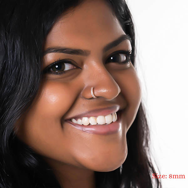 Nose Ring – Prong setting