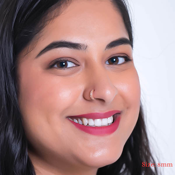 Nose Ring – Prong setting