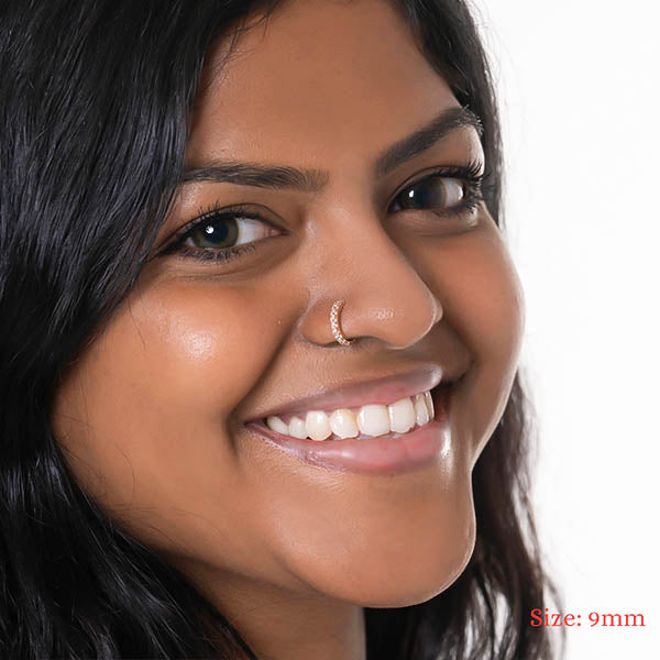 Nose Ring – Prong setting