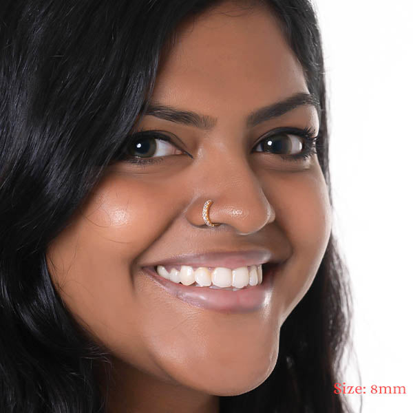 Nose Ring – Prong setting