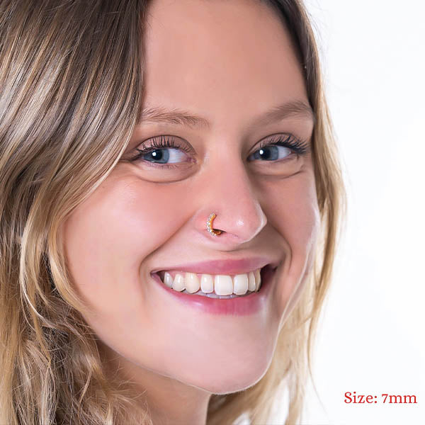 Nose Ring – Prong setting