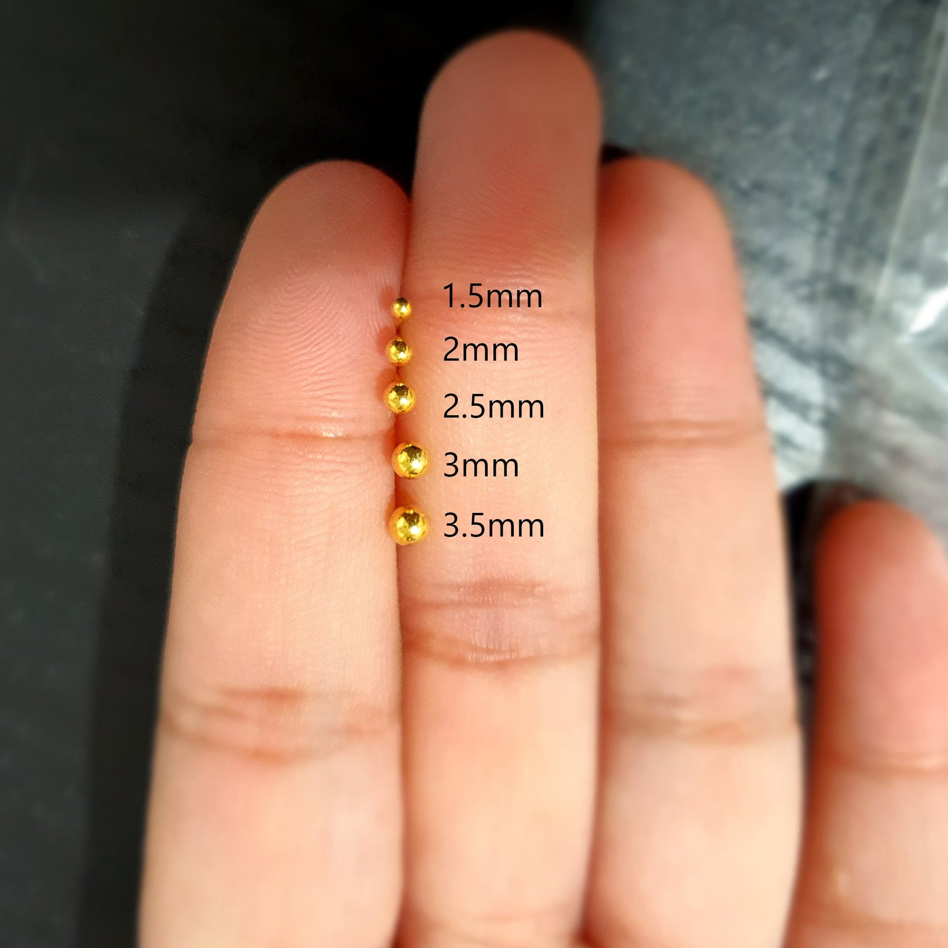 Nose Stud - Gold Ball