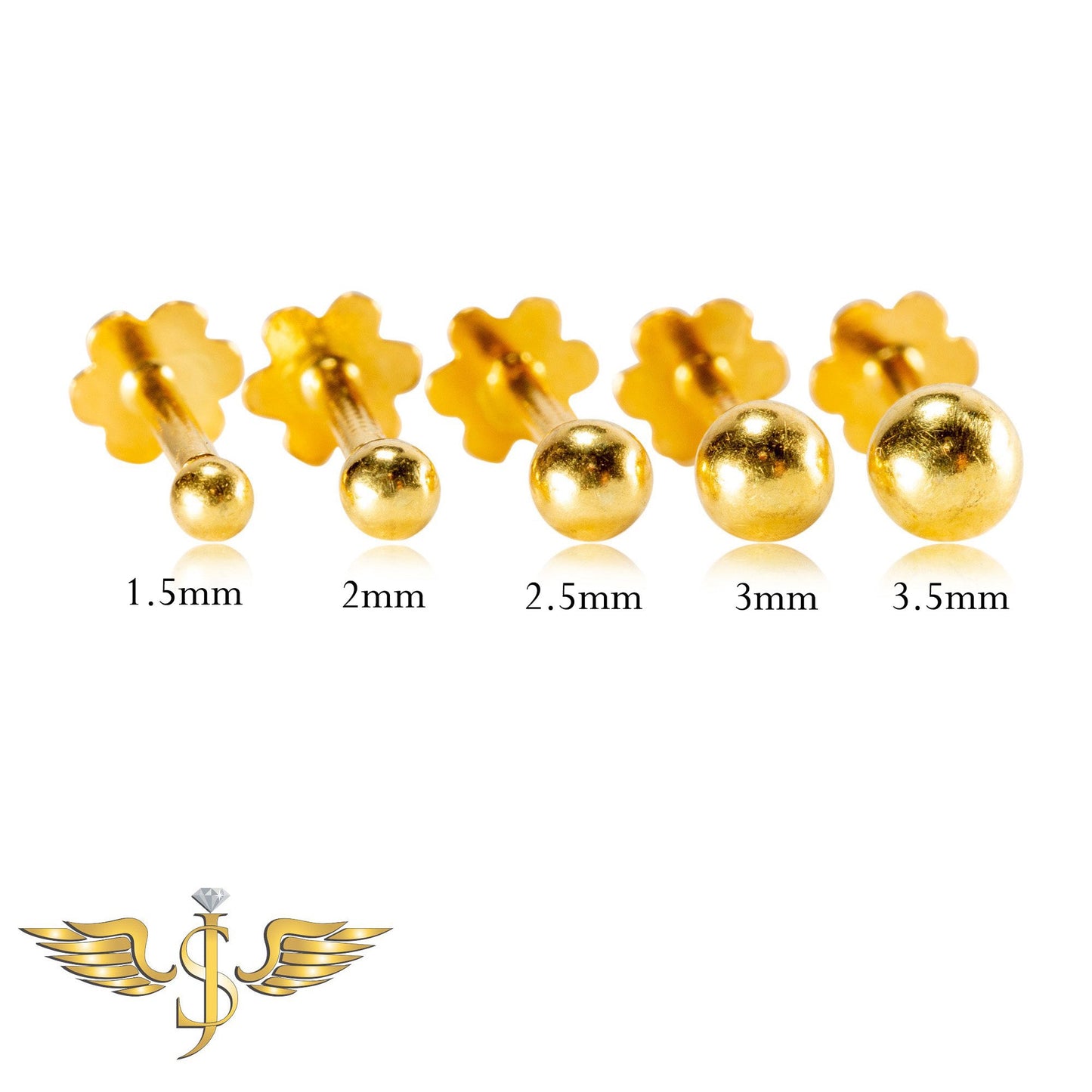 Nose Stud - Gold Ball