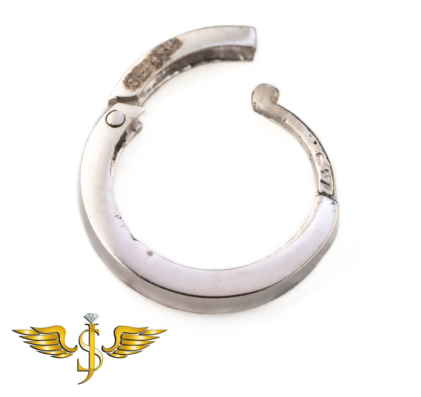 18kt Earring huggies – Plain