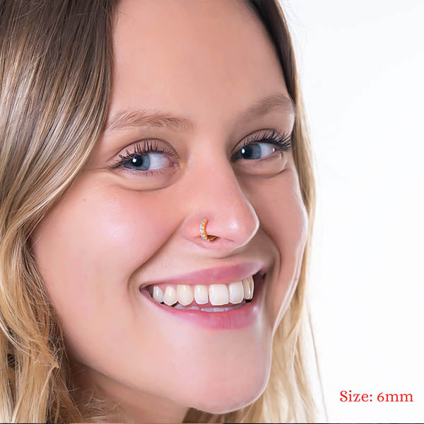 Nose Ring – Prong setting