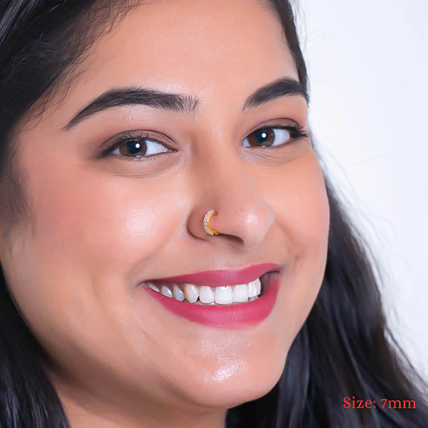 Nose Ring – Prong setting