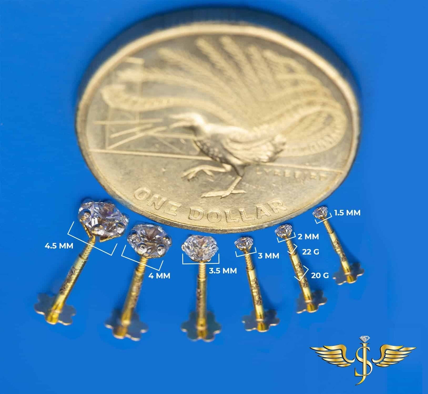 Nose stud- Single stone