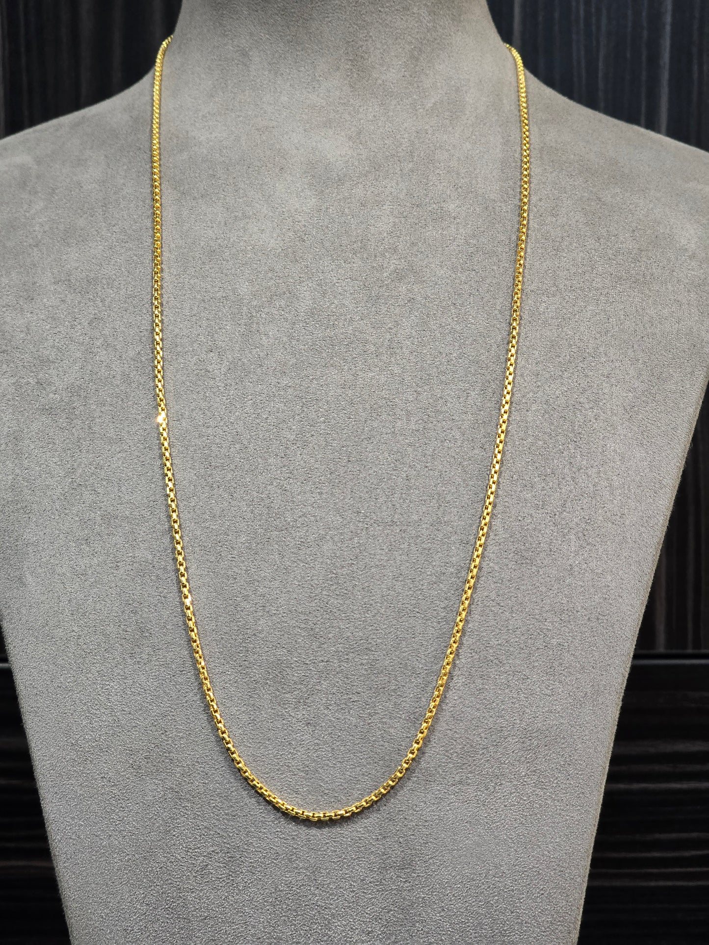 22KT Gold Box Chain