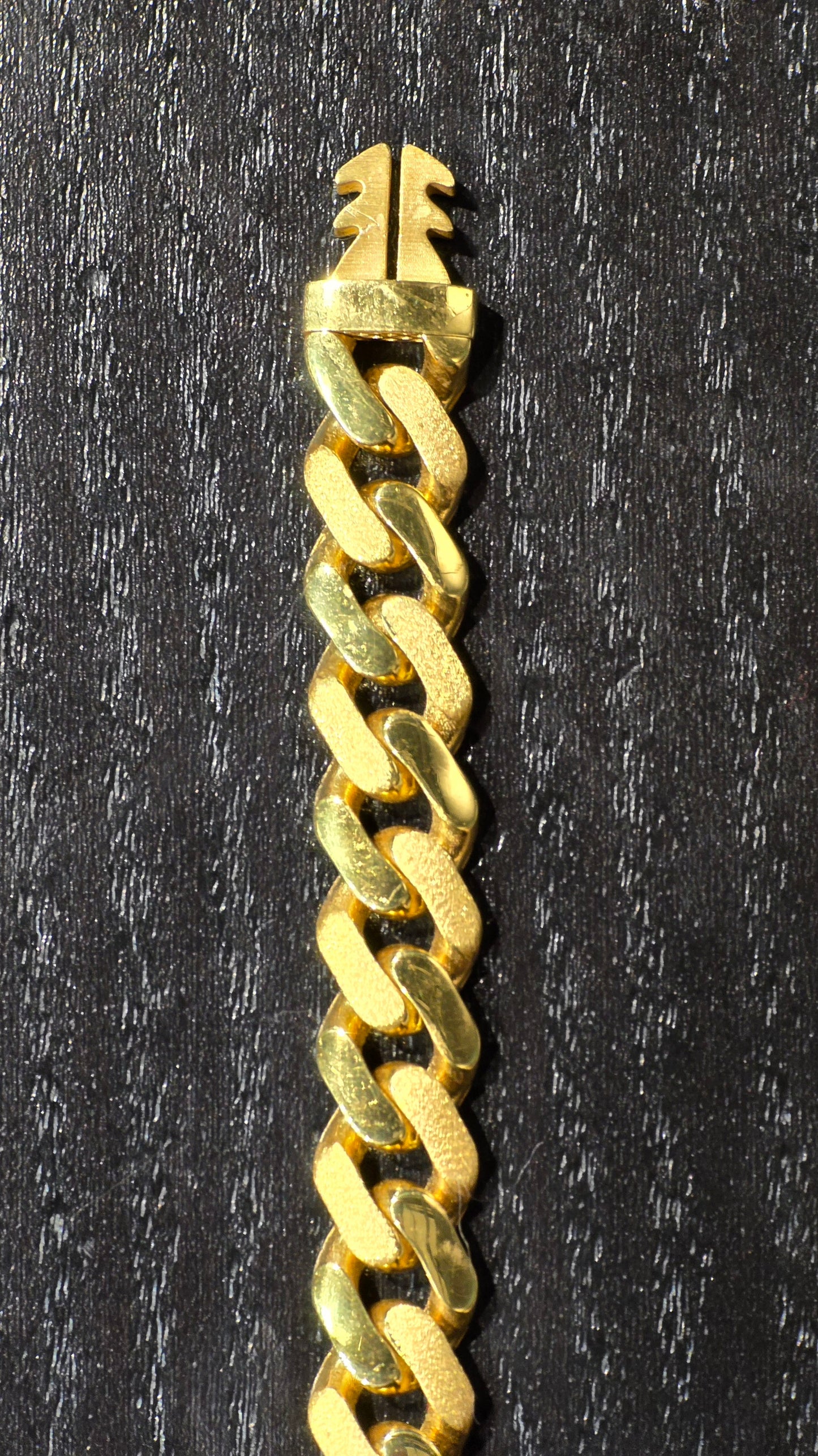 22KT Gold Monaco Bracelet Brush Finish