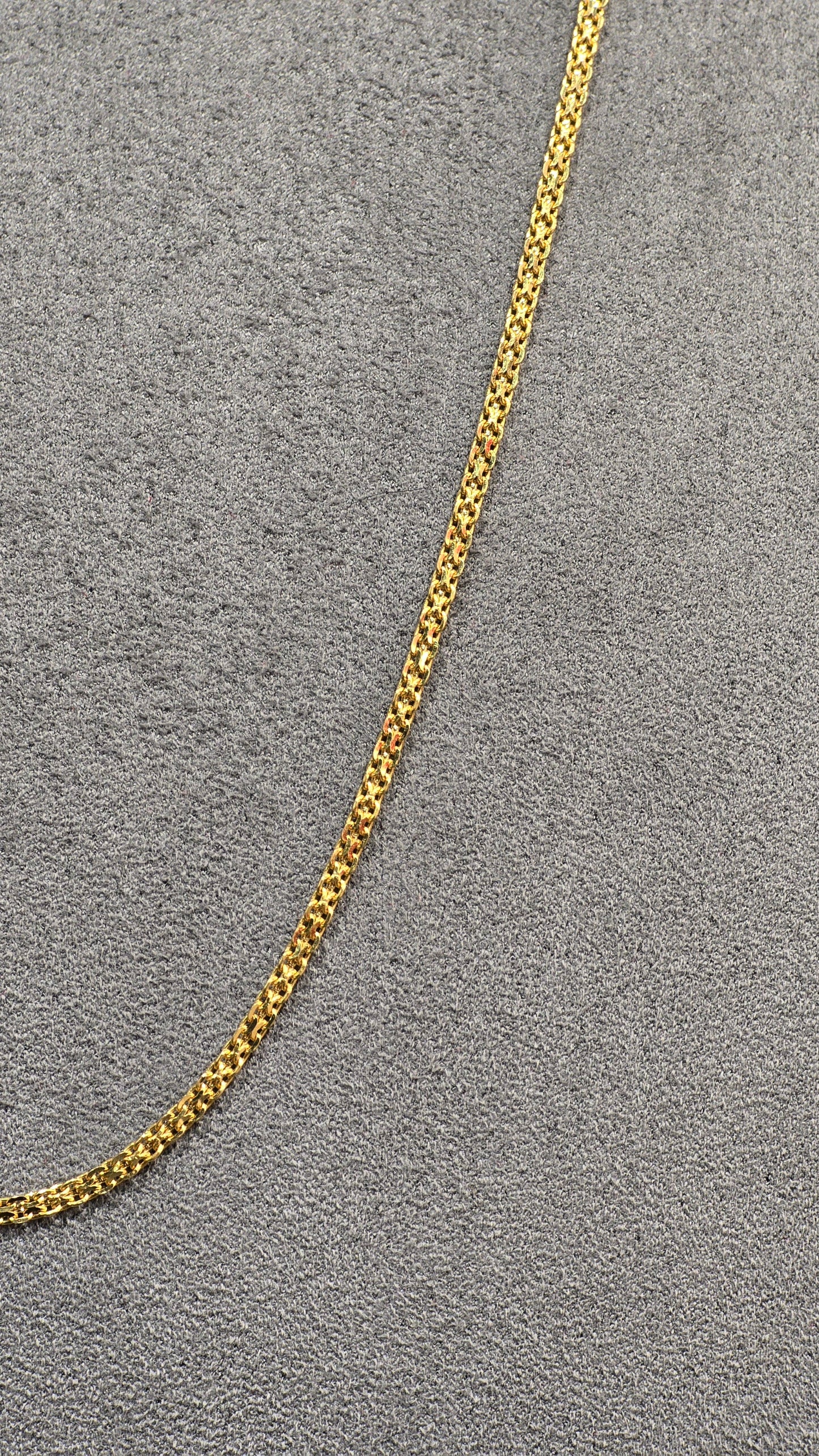 22KT Gold Bismark Chain 0.15mm