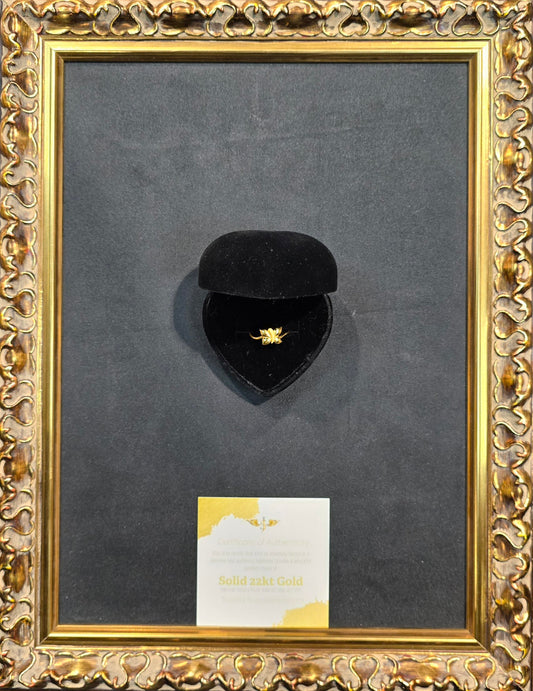 22KT Gold Butterfly Design Ring