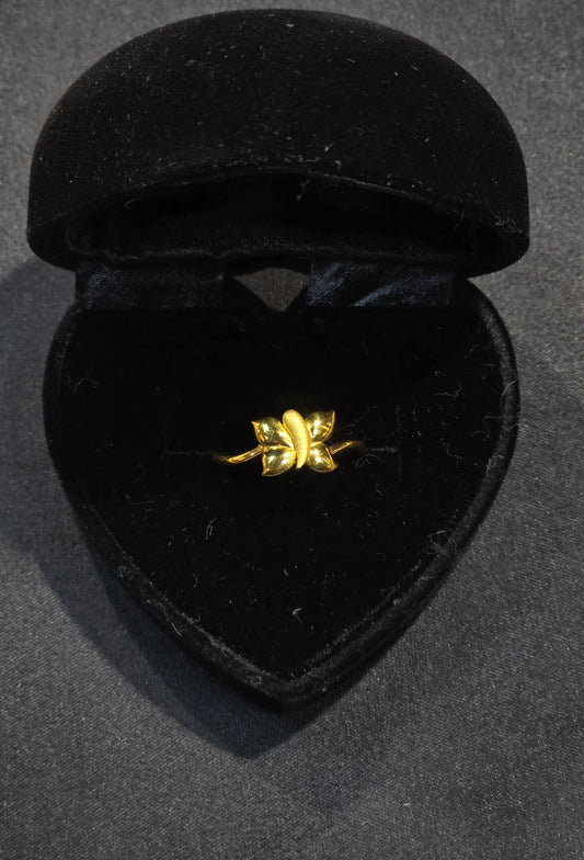22KT Gold Butterfly Design Ring