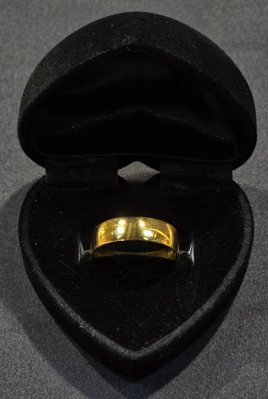 22kt Gold Plain Band Ring