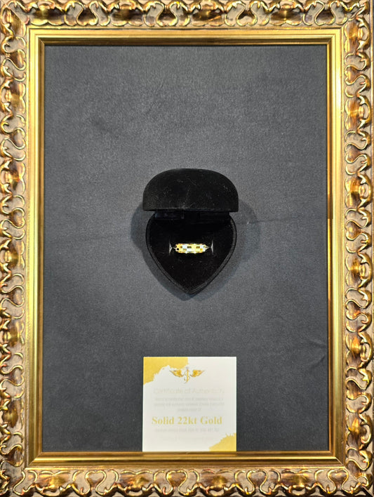 22kt Gold Designed Band Ring