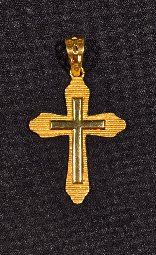 22kt Gold Cross Pendant