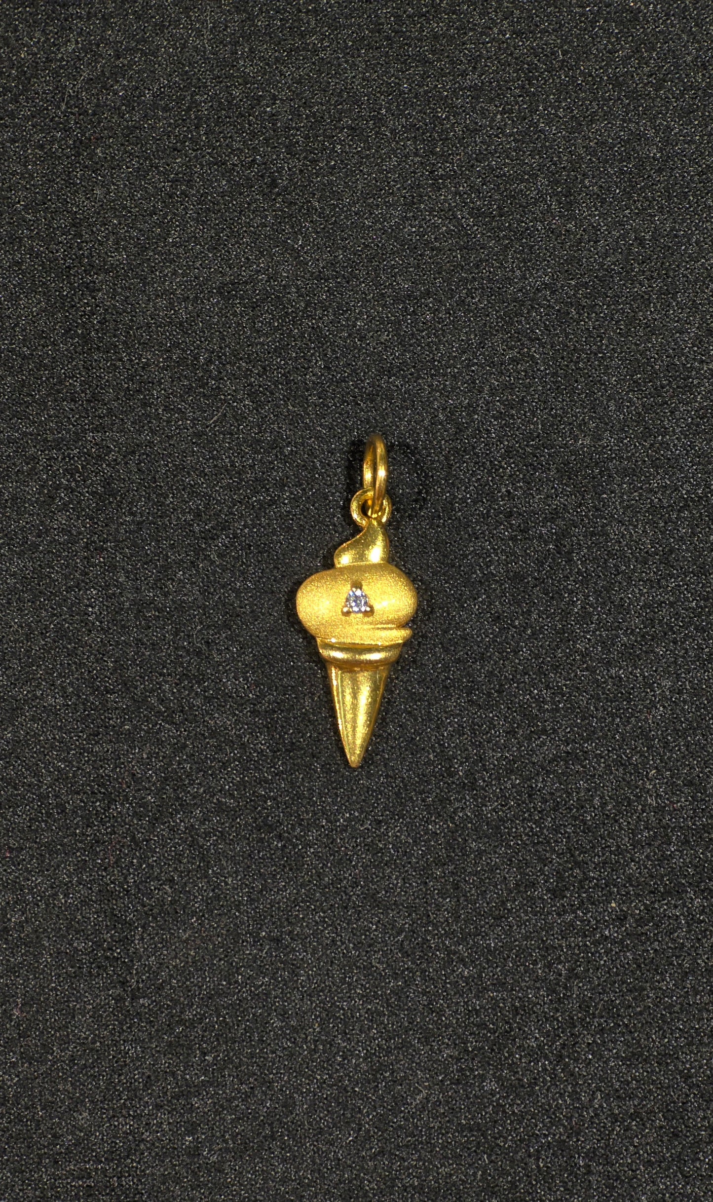 22KT Gold Ice Cream Pendant