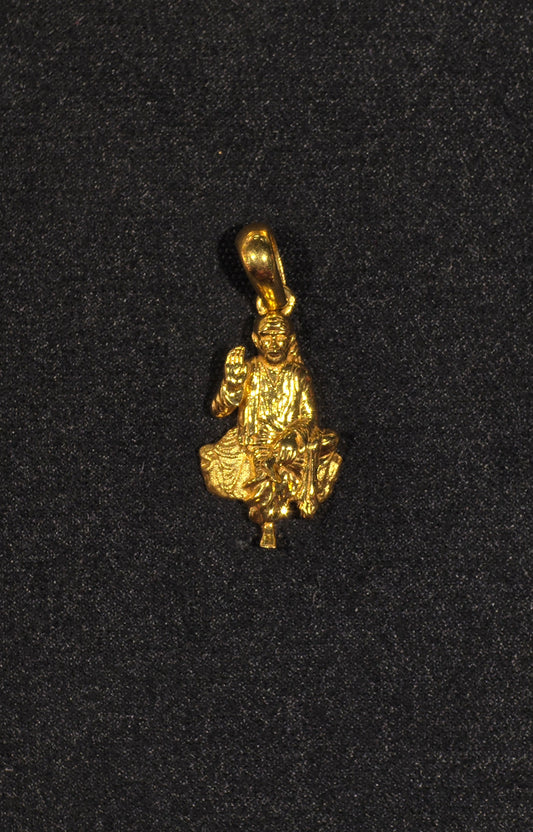 22KT Gold Pendant Sai Baba