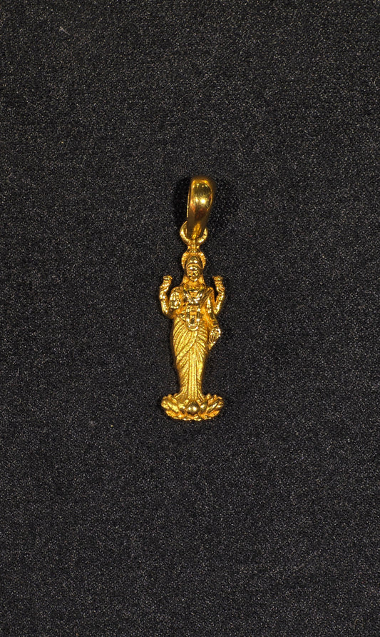 22KT Gold Pendant Goddess Lakshmi