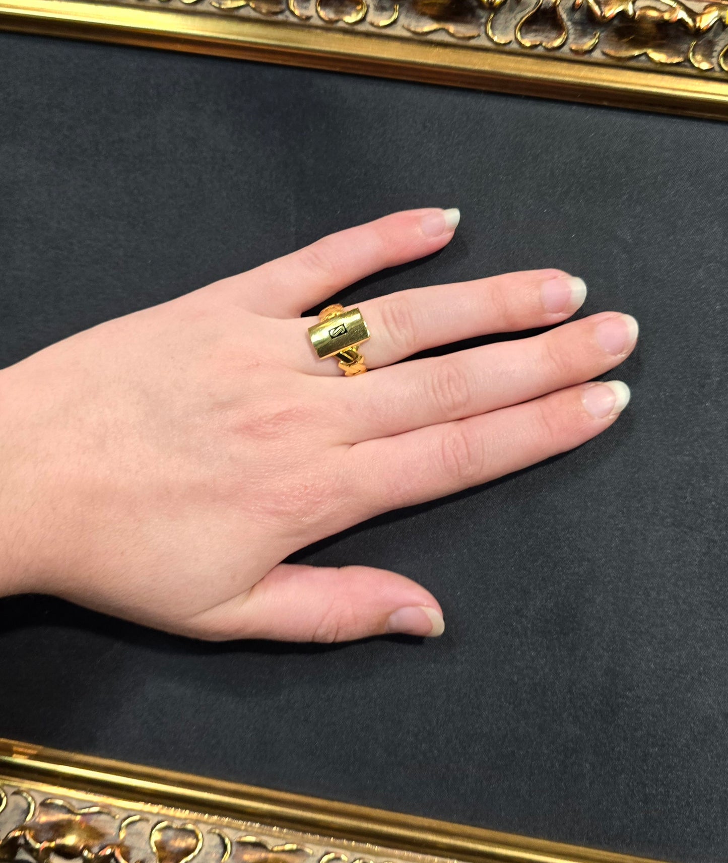 22kt Gold Classic Monaco Ring