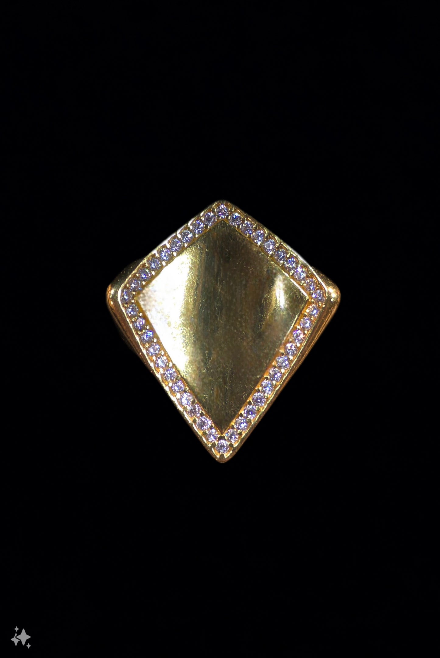 22kt Gold Monaco Kite Ring