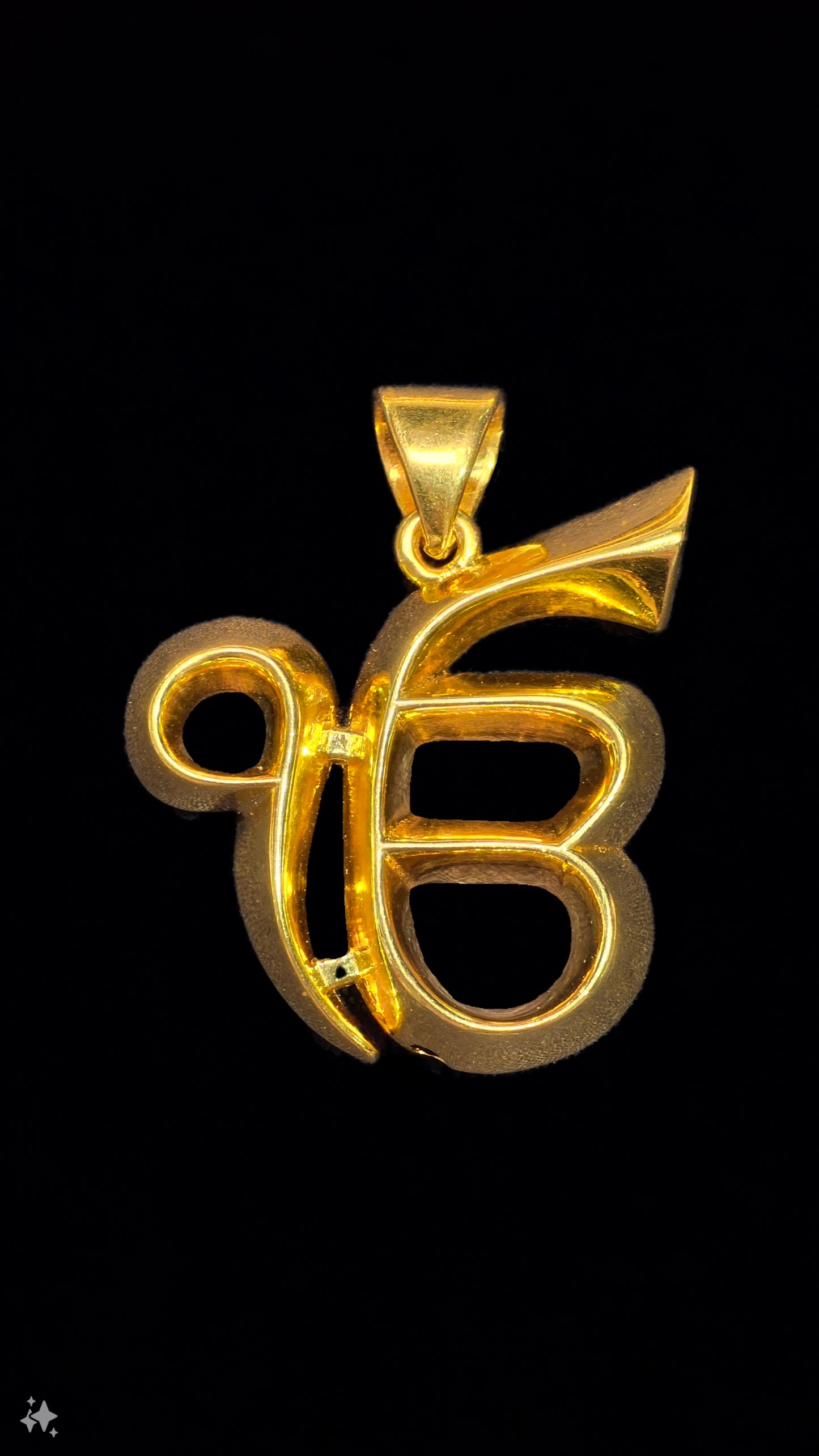 22KT Gold Ek Onkar Pendant