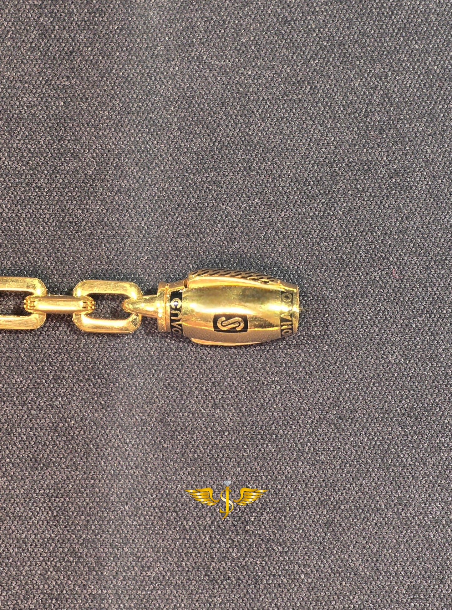 22KT Gold Monaco Bracelet Convo 11.577g