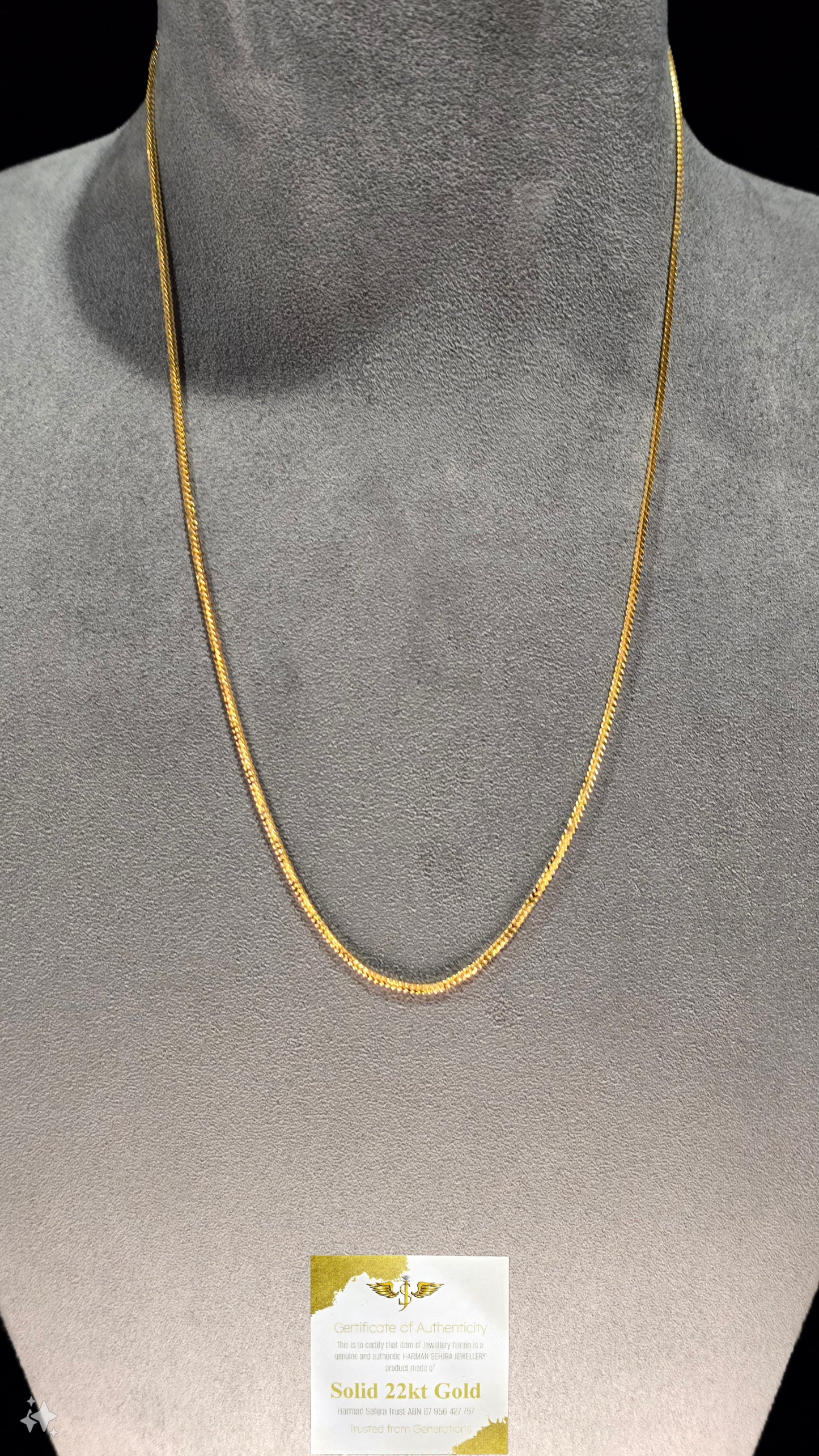 22KT Gold Dragon Chain