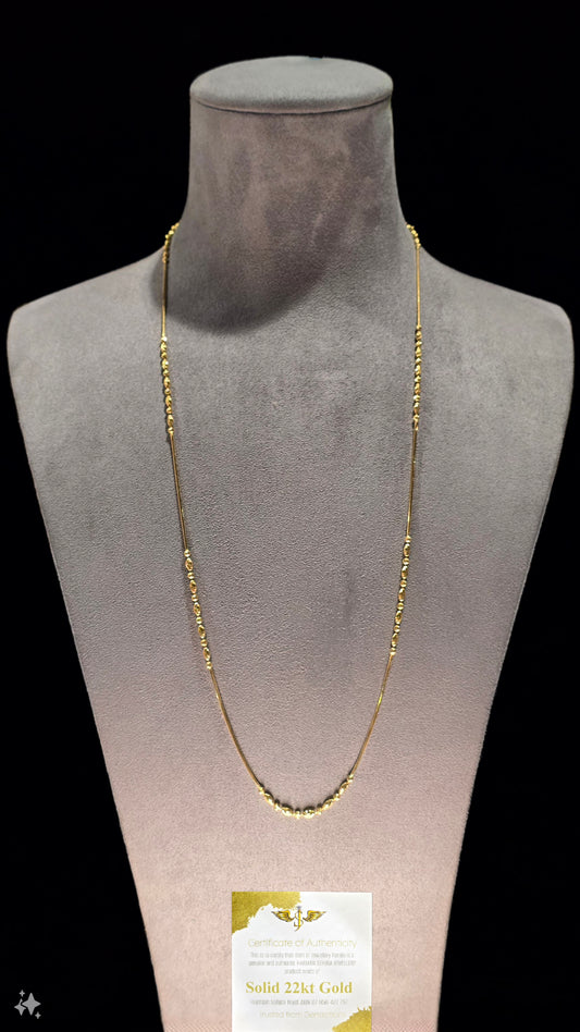 22KT Gold Designed Chain